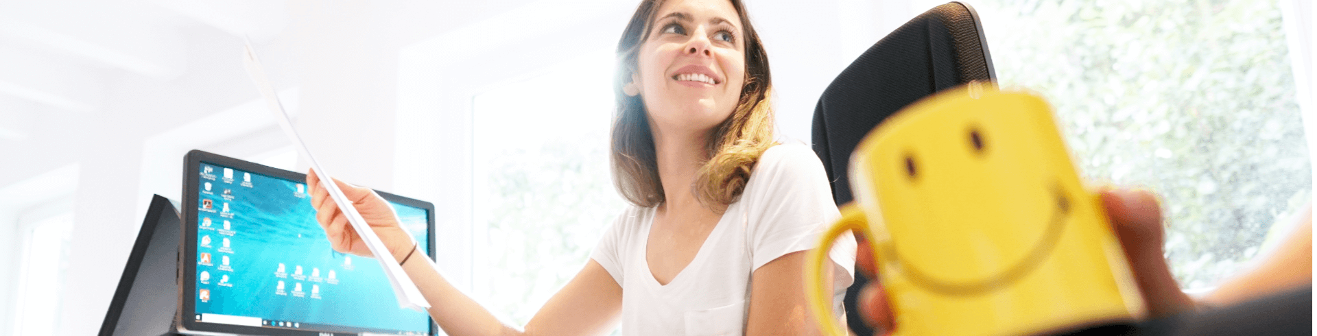 Praktikantin Agentur für Freundlichkeit