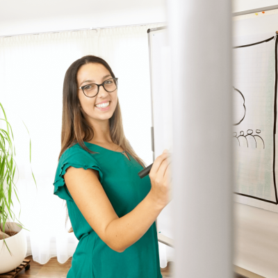 train-the-trainer-weiterbildung-unternehmensentwicklung Train-the-Mitarbeiter Flipchart Mitarbeiter