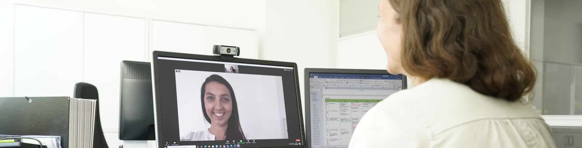 Teamfuehrung, Lockdown, Videokonferenz