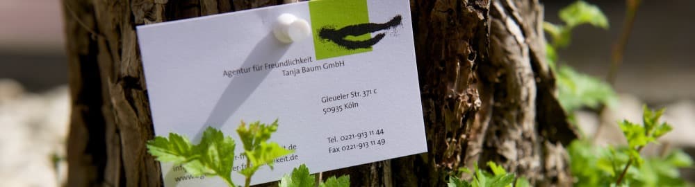 Impressum, Adresse, Agentur für Freundlichkeit