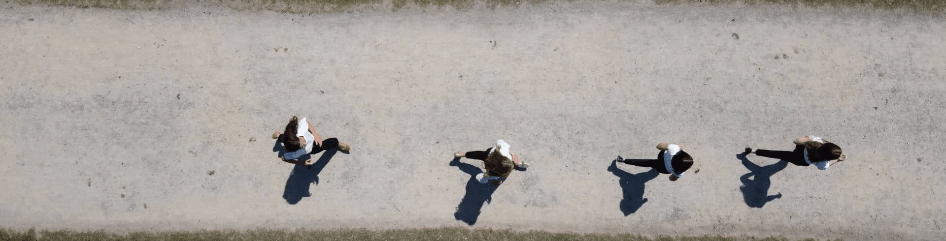 Change Management Beratung, Veränderungsprozesse, Gruppe Menschen von oben