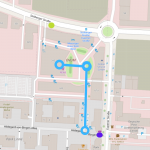 Agentur für Freundlichkeit, Wegbeschreibung für Fussweg vom Parkhaus, Köln